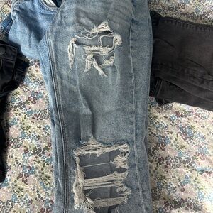 AE STRETCH CURVY HIGH-WAISTED STRAIGHT JEAN—Short